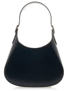 Medium Leather Shoulder Bag Black - PRADA - BALAAN 4