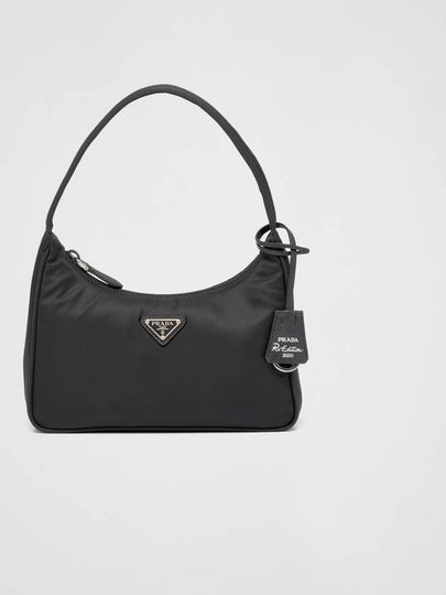 Re-Edition 2000 Re-Nylon Mini Shoulder Bag Black - PRADA - BALAAN 2