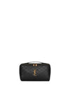 Gaby Vanity Pouch Bag Black - SAINT LAURENT - BALAAN 1