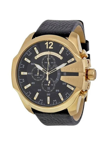 Men's Mega Chief Quartz Analog Watch Black - DIESEL - BALAAN 1