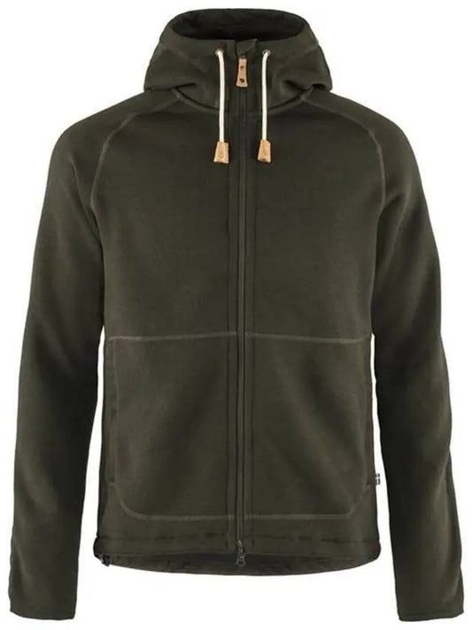 24SS Men's Ovik Fleece Hoodie Black 82252 550 - FJALL RAVEN - BALAAN 2