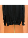 Men's Cash Light Crew Neck Knit Top Black - LORO PIANA - BALAAN 4