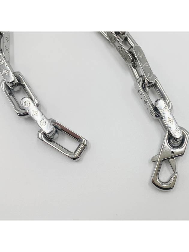 Monogram Chain Bracelet Silver - LOUIS VUITTON - BALAAN 4