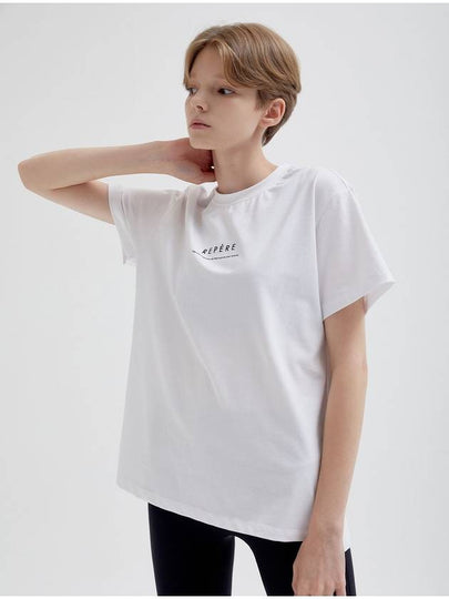 Gar?on GAR?ON Short Sleeve T-Shirt White - REPERE - BALAAN 2