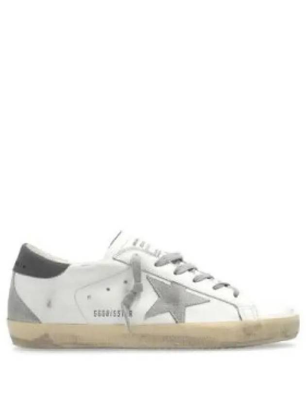 Superstar Leather Low Top Sneakers Grey White - GOLDEN GOOSE - BALAAN 2