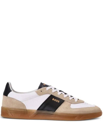 Logo Embossing Lace-Up Low Top Sneakers - HUGO BOSS - BALAAN 1