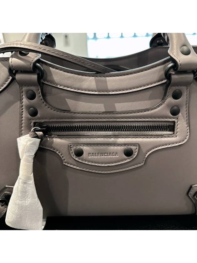 Women s Gray Neo Classic Small Tote Bag Cross 638521 11R57 1404 - BALENCIAGA - BALAAN 2