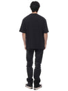 Bold Fox Head Patch Oversized Short Sleeve T-Shirt Black - MAISON KITSUNE - BALAAN 6