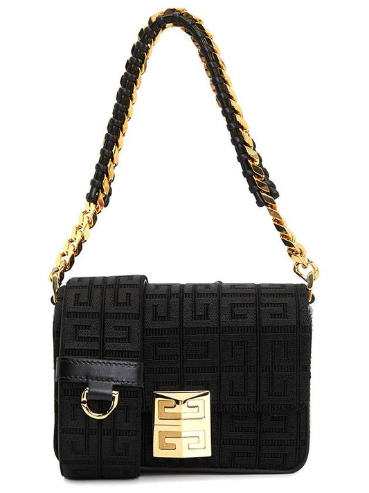 4G Embroidered Canvas Chain Cross Bag Black - GIVENCHY - BALAAN 2