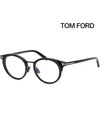 Eyewear Asian Fit Round Eyeglasses Black - TOM FORD - BALAAN 5