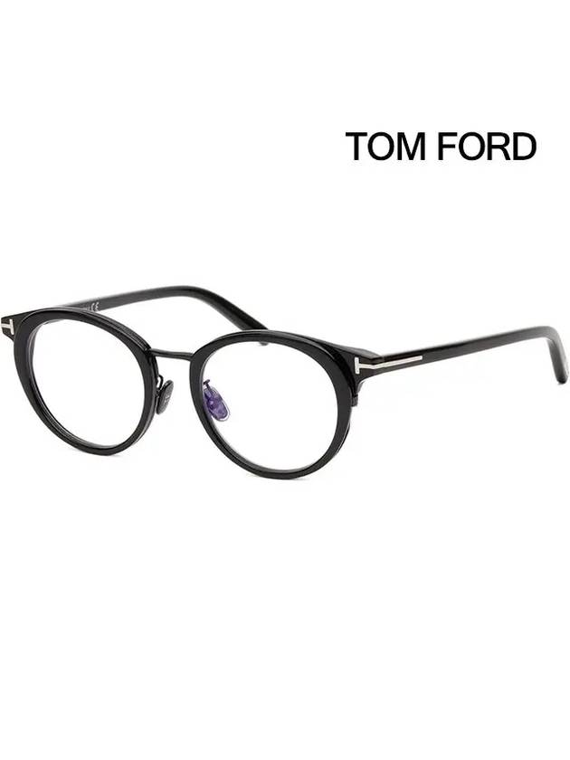 Eyewear Asian Fit Round Eyeglasses Black - TOM FORD - BALAAN 2