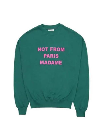 Drold Monsieur NFPM Printing Sweatshirt SW102 CO001 FGN - DROLE DE MONSIEUR - BALAAN 1