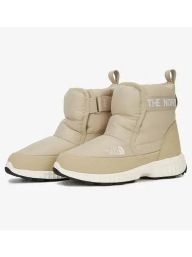 The North Face KIDS Booties Velcro NS96P91T BEI - THE NORTH FACE - BALAAN 1