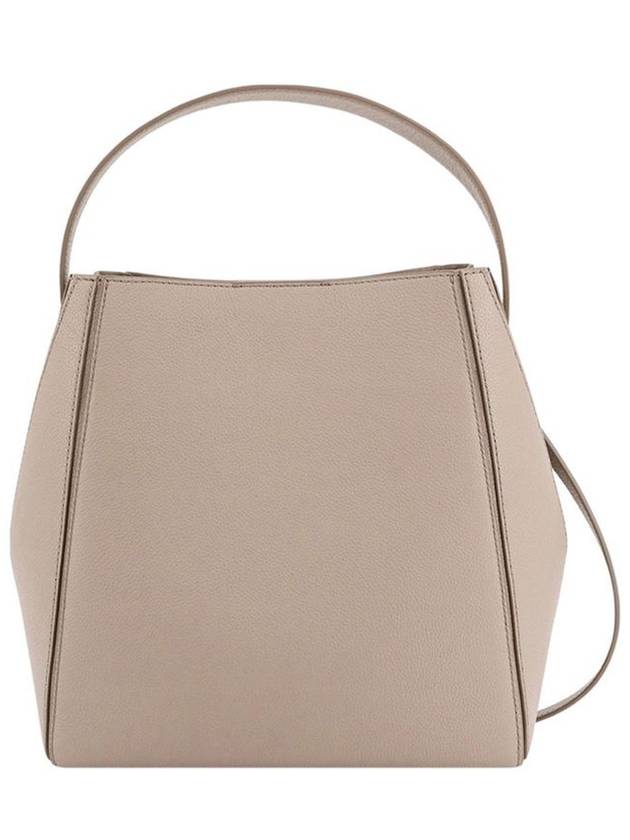 Logo Leather Bucket Bag Fresh Clay - TORY BURCH - BALAAN 3