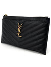 Matelasse gold monogram bill pouch - SAINT LAURENT - BALAAN 3