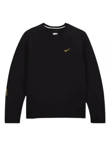 Tech Fleece Crew Neck Sweatshirt Black - NIKE - BALAAN 1