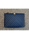 Boy Lambskin Clutch Large - CHANEL - BALAAN 1