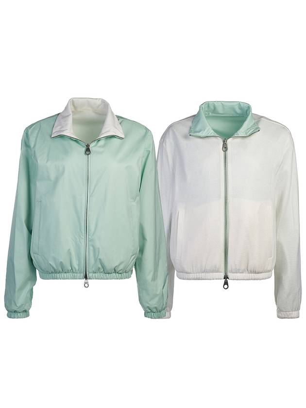 Microfiber Strorm System Windmate Bomber Jacket Aquamarine - LORO PIANA - BALAAN 2