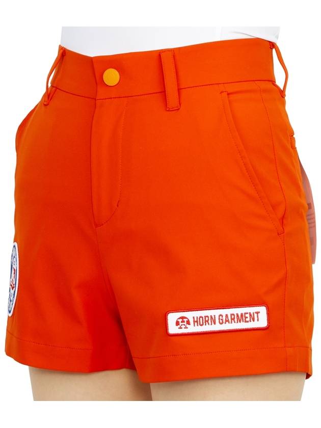 Women's Airline Shorts Orange - HORN GARMENT - BALAAN 9