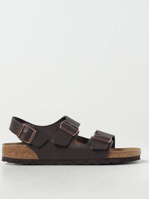 Milano Leather Narrow Sandals Dark Brown - BIRKENSTOCK - BALAAN 2