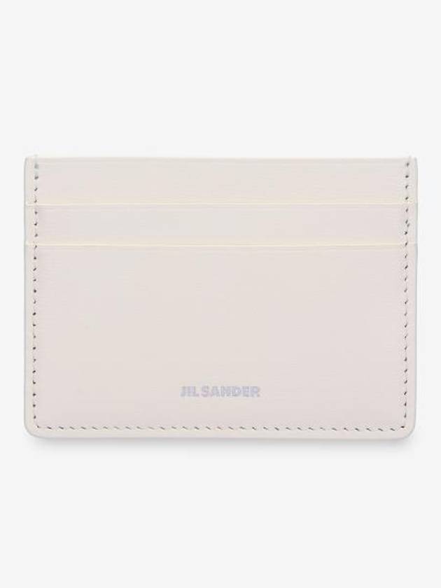 Logo Card Wallet Eggshell - JIL SANDER - BALAAN 2