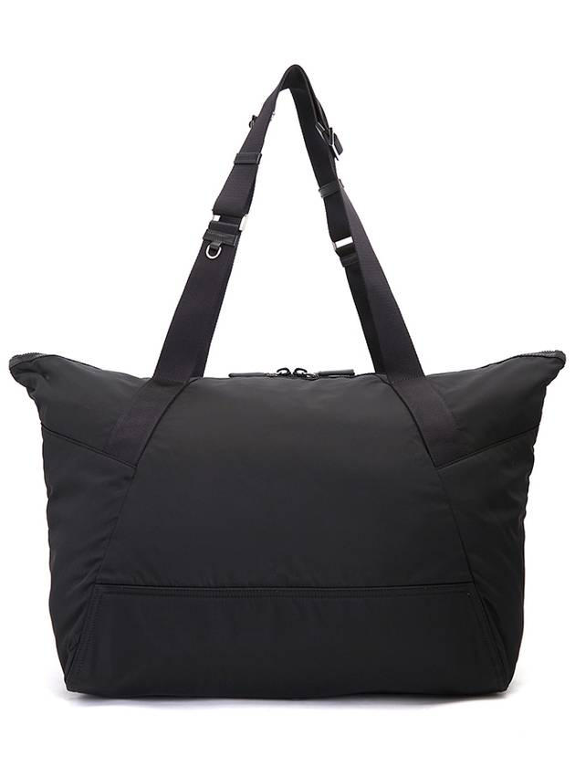 Re-Nylon Leather Travel Tote Bag Black - PRADA - BALAAN 4