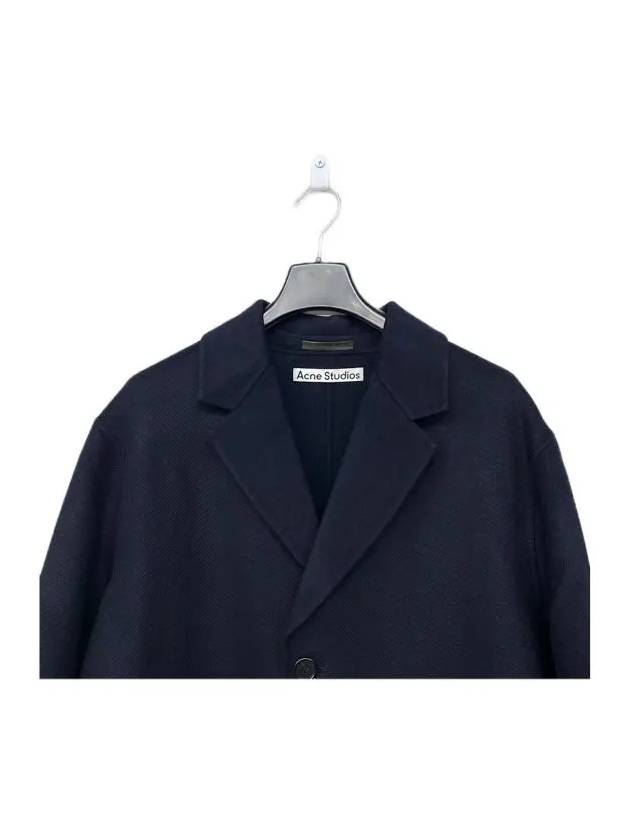 Wool Over Coat Navy - ACNE STUDIOS - BALAAN 4