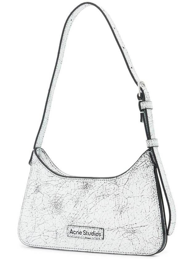 Platt Micro Leather Shoulder Bag White - ACNE STUDIOS - BALAAN 4