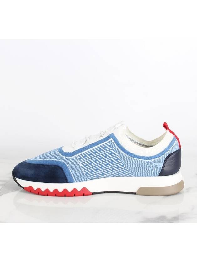 Addict Blue Sneakers 42 270 - HERMES - BALAAN 6