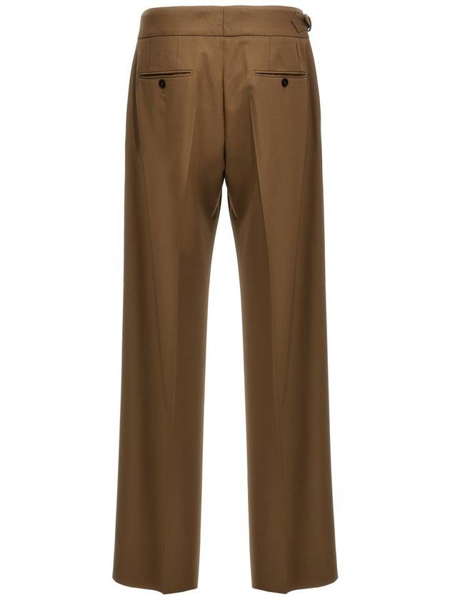 Straight Pants GP07DT FUBGC M0172 NEUTRALS - DOLCE&GABBANA - BALAAN 3