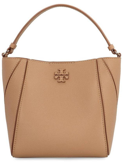 Mcgraw Logo Small Bucket Bag Brown - TORY BURCH - BALAAN 2