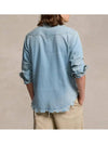 Long Sleeve Shirt 710931933001 BLUE - POLO RALPH LAUREN - BALAAN 5