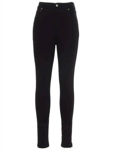 Women's Cotton Skinny Jeans Black - GOLDEN GOOSE - BALAAN 1