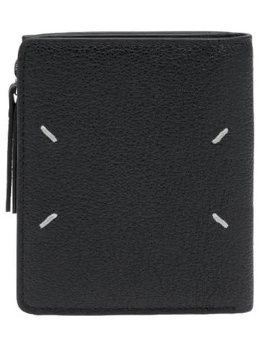 Stitched half wallet black - MAISON MARGIELA - BALAAN 1