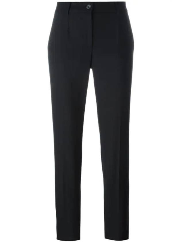 Woolen slacks black - DOLCE&GABBANA - BALAAN 1