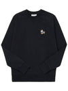 Dressed Fox Patch Classic Sweatshirt Black - MAISON KITSUNE - BALAAN 5