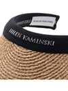 Women s Bianca Sun Visor HAT50265 NATURAL BLACK LOGO - HELEN KAMINSKI - BALAAN 6