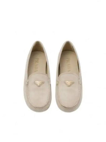 24 1DD081 F005 F0D32 Triangle Logo Loafers - PRADA - BALAAN 1