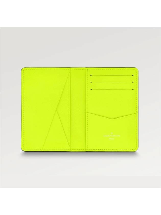 Monogram Pocket Organizer Men s Bicycle Wallet Neon Yellow M30949 - LOUIS VUITTON - BALAAN 4