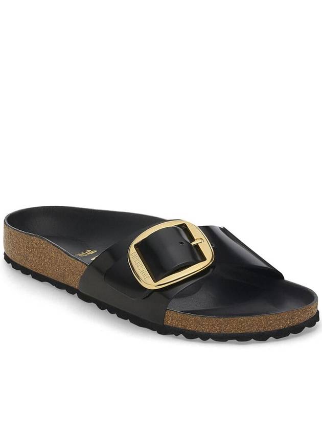 Madrid Big Buckle Slippers Black - BIRKENSTOCK - BALAAN 2