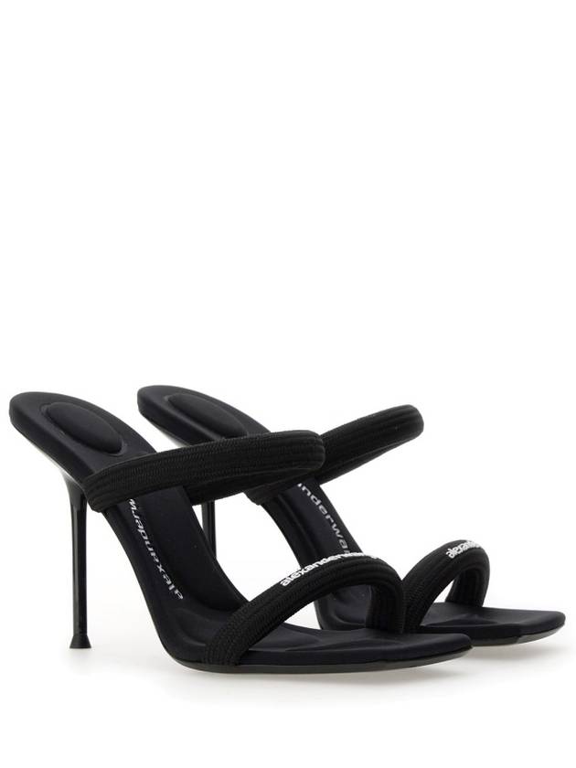 Julie Tubular Webbing Sandal Heels Black - ALEXANDER WANG - BALAAN 2