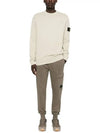 Brushed Emerized Diagonal Fleece Cargo Track Pants Beige - CP COMPANY - BALAAN 3