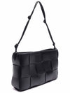 Cassette Strap Shoulder Bag Black - BOTTEGA VENETA - BALAAN 4