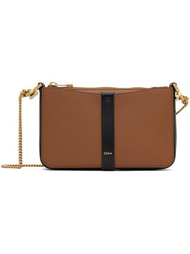 Marci leather cross bag Tan - CHLOE - BALAAN 1