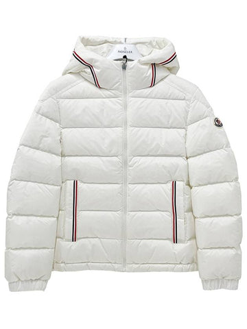 Kids Logo Patch MERARY Down Padding Jacket 12Y 14Y Ivory 1A00035 5968E 032 - MONCLER - BALAAN 1