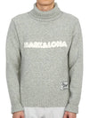 Men's Koromico Logo Knit Turtleneck Gray - MARK & LONA - BALAAN 2