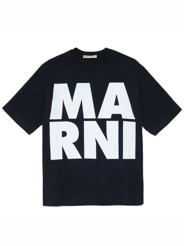 Kids Big Logo T Shirt Black M00656 M00LE 0M900 - MARNI - BALAAN 1