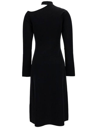 Salvatore midi dress 112472769914 NERO BLACK - SALVATORE FERRAGAMO - BALAAN 2