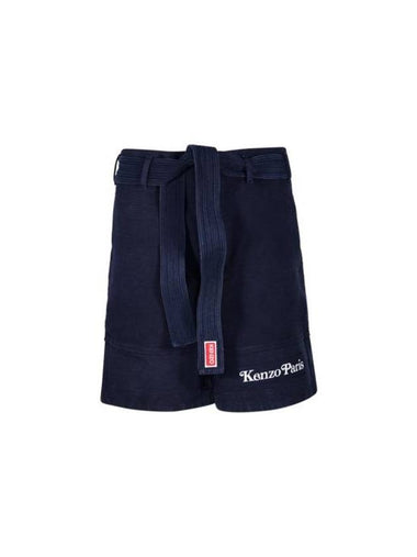 Short Pants FE55SH237 9OS 77 MIDNIGHT BLUE - KENZO - BALAAN 1