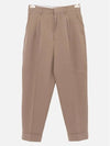 Wool Slacks Brown - AMI - BALAAN 4